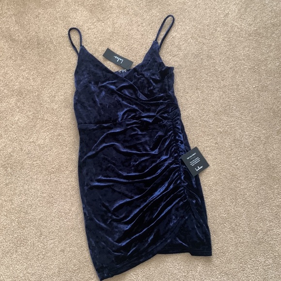 Lulus velvet mini dress - Picture 8 of 9